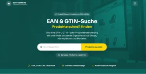 EAN GTIN Suche Pr0dukte finden