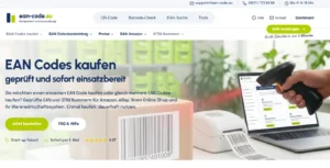 ean-code.eu Anbieter von EAN Nummern mit Zertifikat Offizieller Nummern